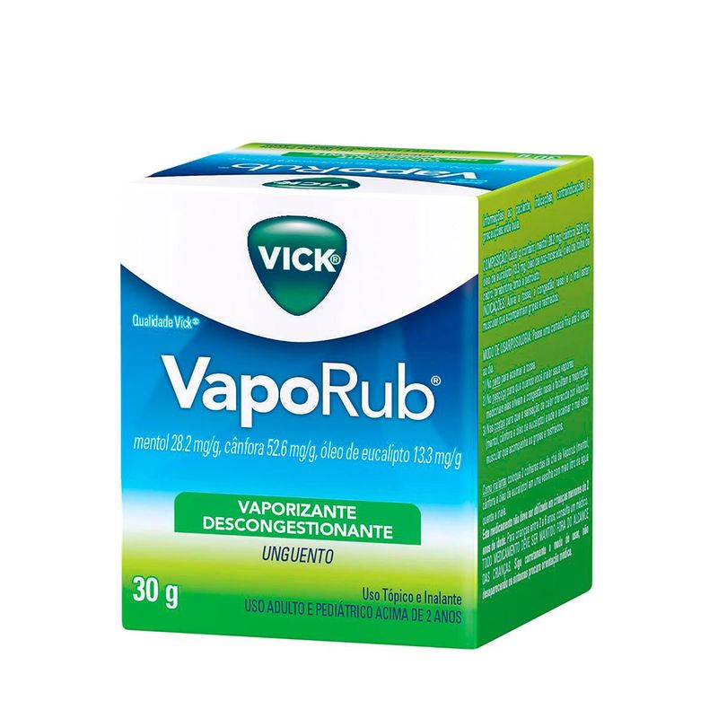 descongestionante vick vaporub 30g