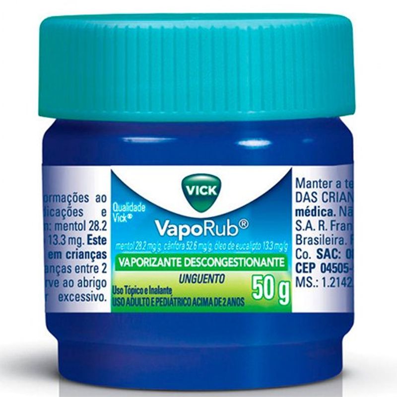 vick vaporub unguento 50g