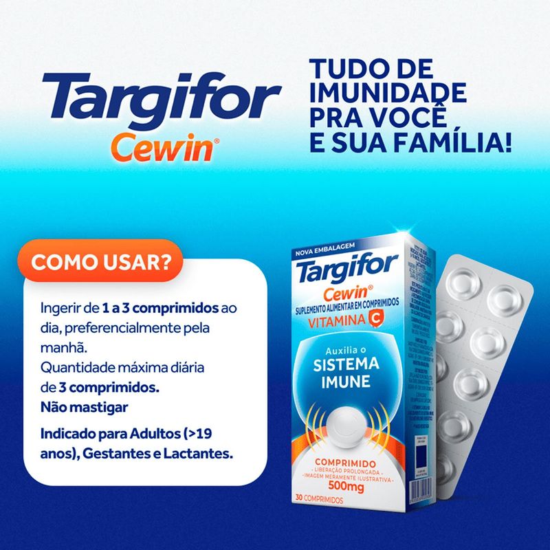 cewin 500mg 30 comprimidos de liberação prolongada sanofi-aventis referência