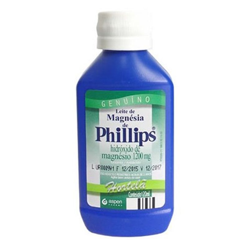 leite magnesia phillips hortelã suspensão oral