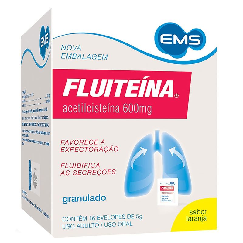 fluiteína 600mg 16 envelopes