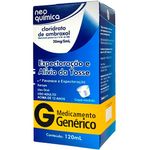 cloridrato de ambroxol 6mg xarope neo química 120ml