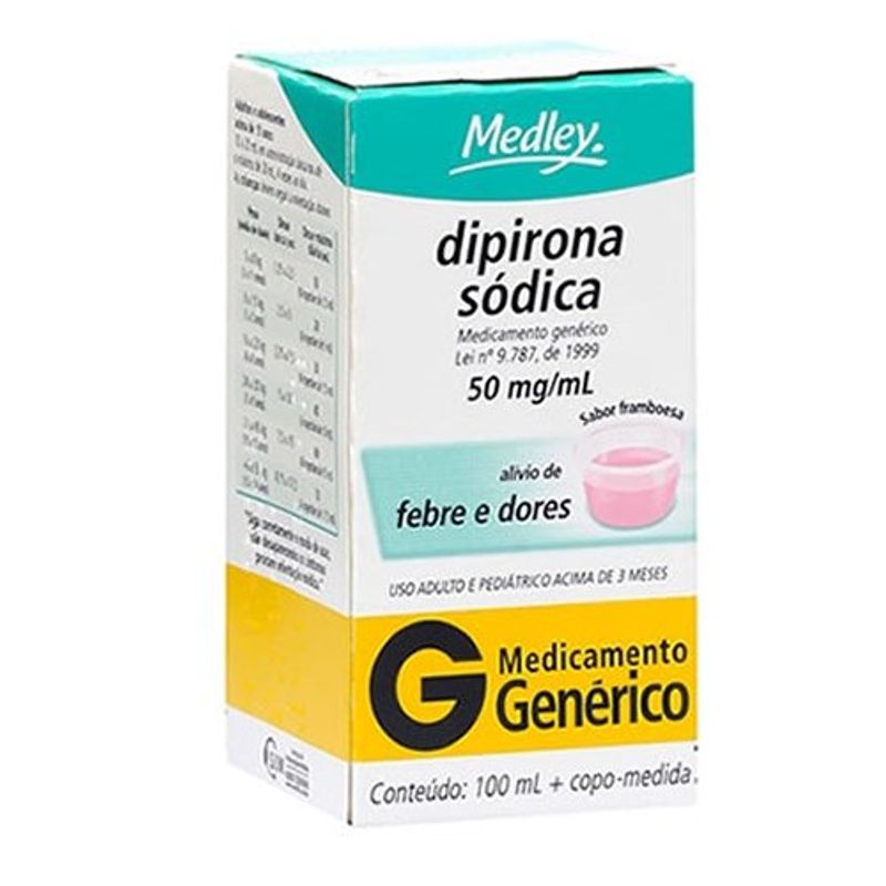dipirona sódica 100ml solução oral