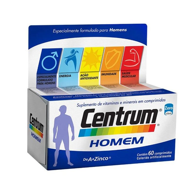 centrum homem 60 comprimidos