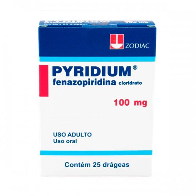 pyridium 100mg 25 drágeas