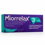miorrelax 300mg + 50mg + 35mg 20 comprimidos neo química