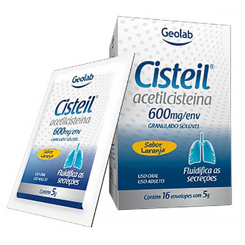 cisteil 600mg caixa com 16 envelopes