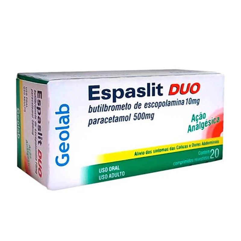 espaslit duo 20 comprimidos revestidos