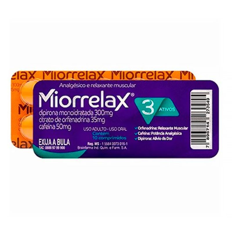 Miorrelax 10 Comprimidos
