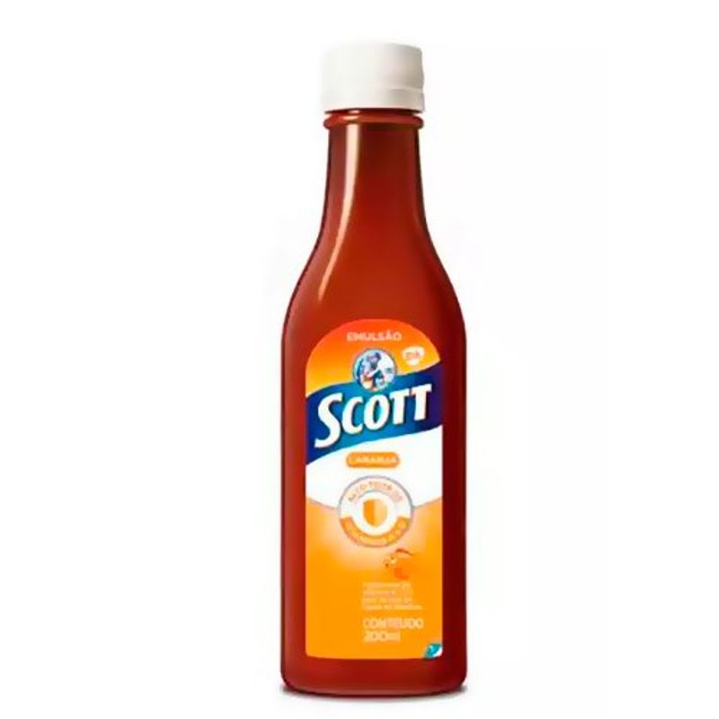 emulsão de scott sabor laranja 200ml