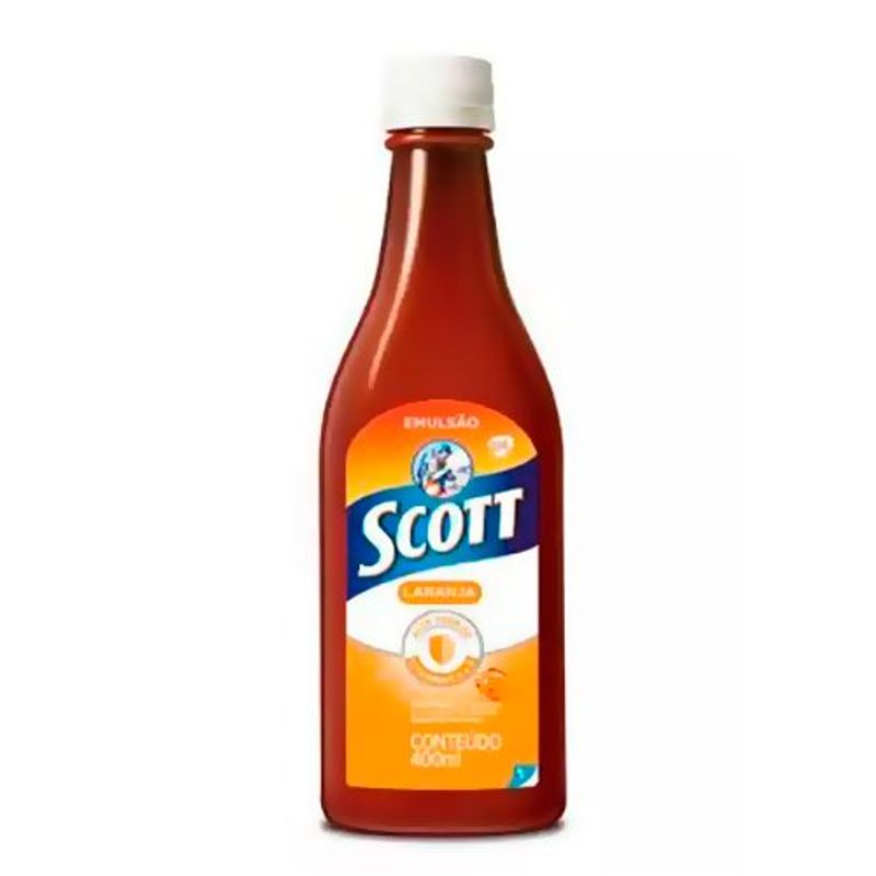 emulsão de scott sabor laranja 400ml