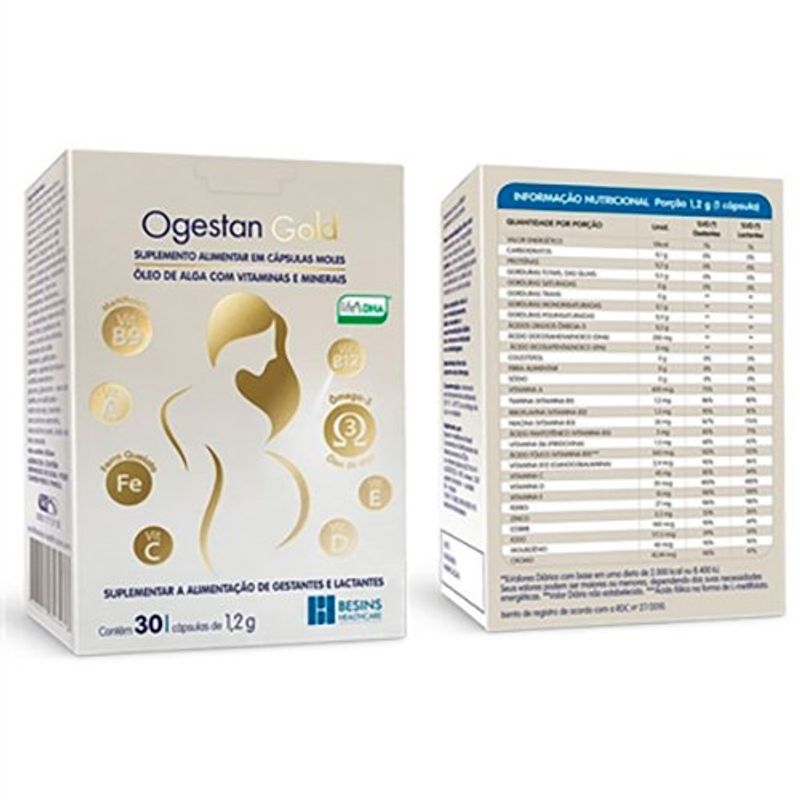 ogestan gold 30 cápsulas