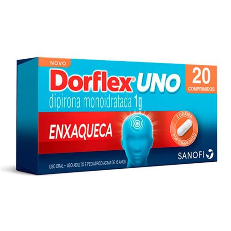 dorflex uno 1g 20 comprimidos
