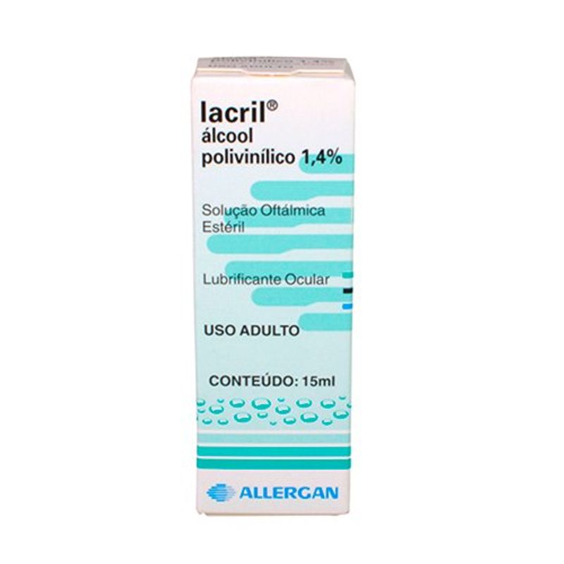 lacril 14mg/ml solução oftálmica 15ml