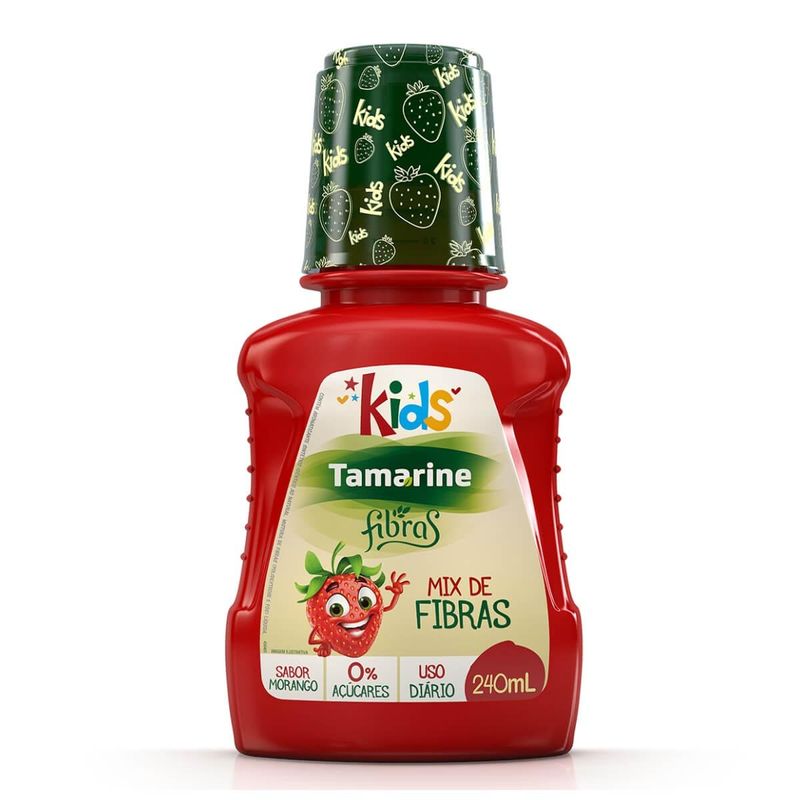 tamarine fibras kids morango 240ml