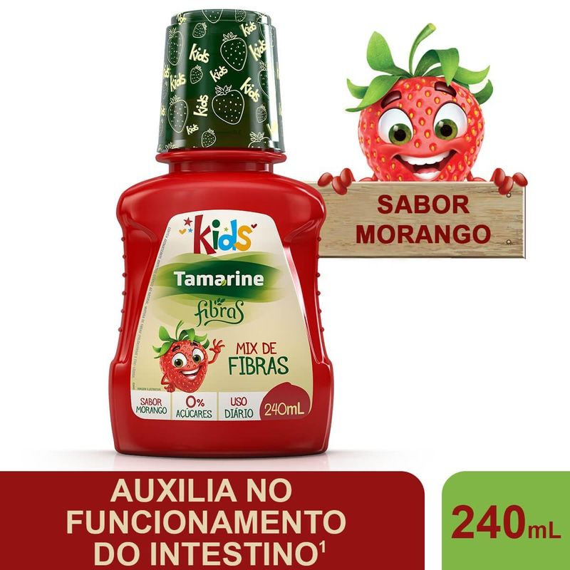 tamarine fibras kids morango 240ml