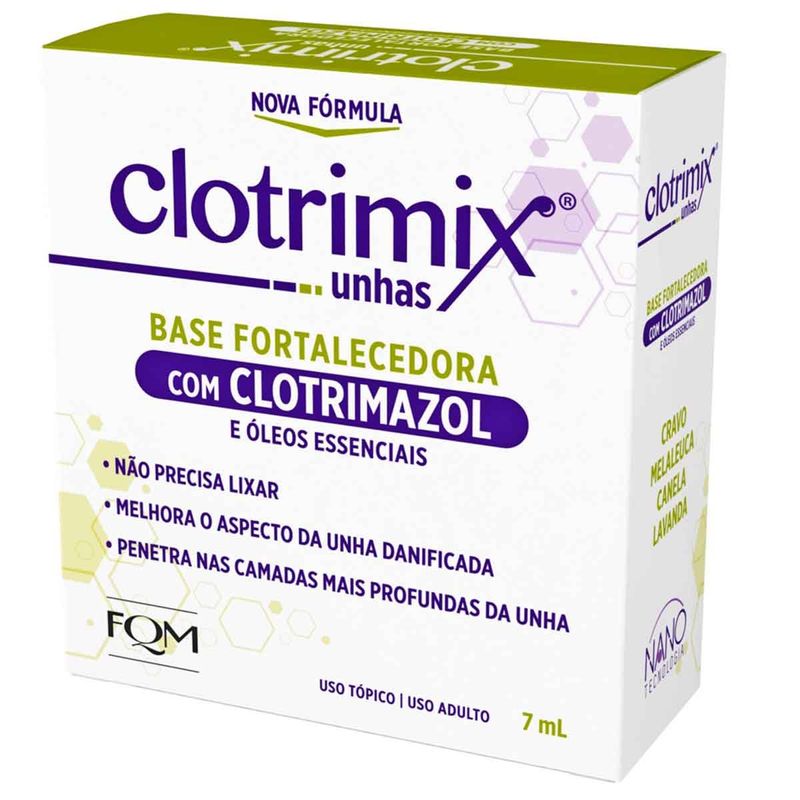 esmalte fortalecedor de unha clotrimix 7ml