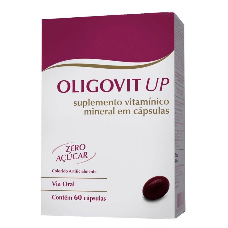oligovit up 60 cápsulas suplemento vitamínico mineral - zydus nikkho