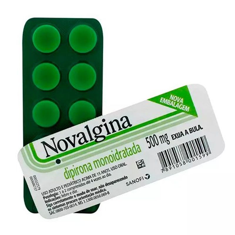 novalgina 500mg 10 comprimidos