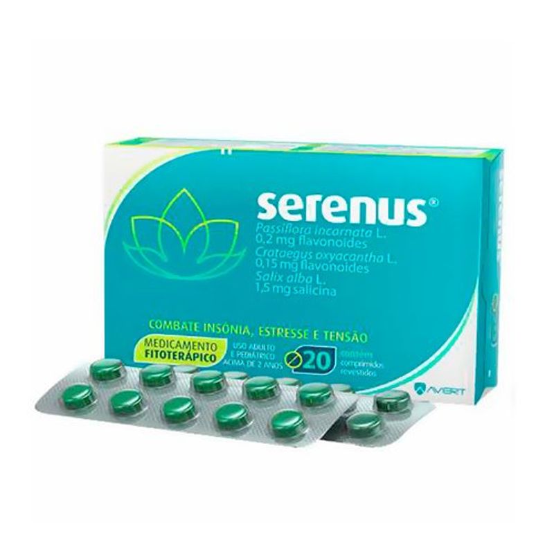 serenus 0,15mg+0,2mg 1,5mg 20 comprimidos revestidos