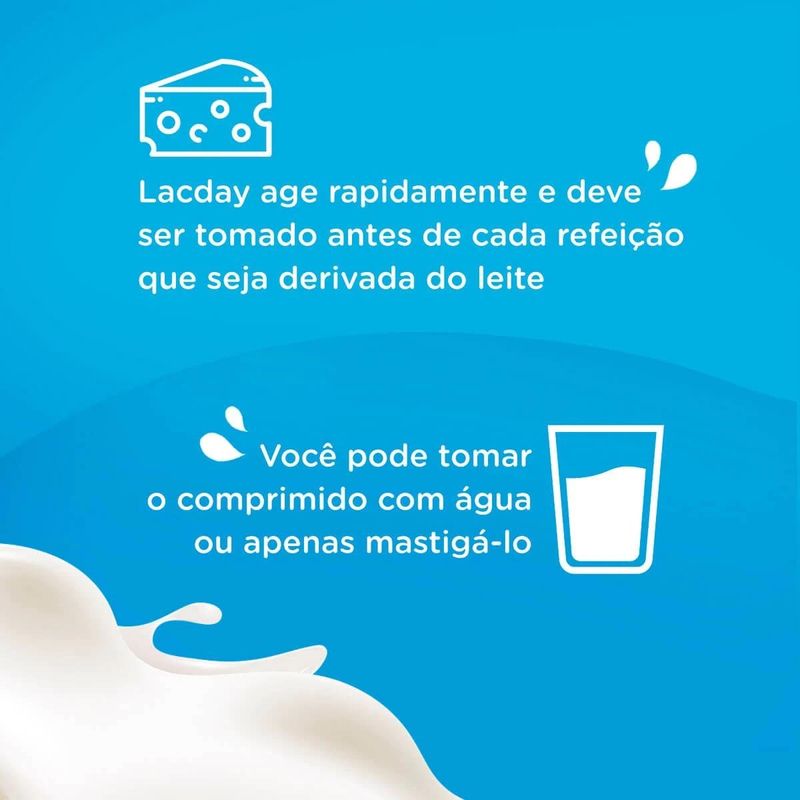 lacday 10.000 u. fcc 30 comprimidos mastigáveis