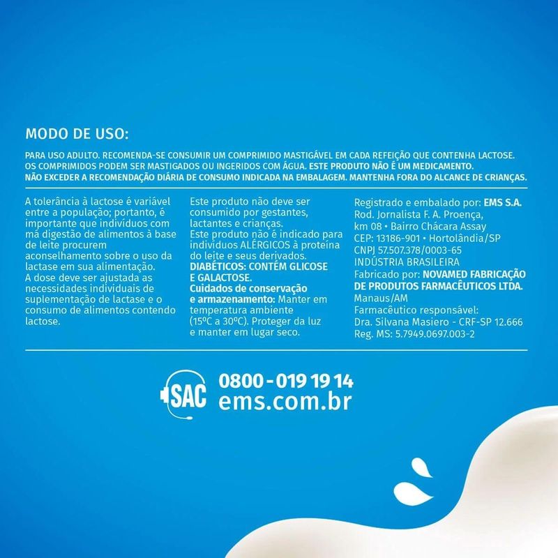 lacday 10.000 u. fcc 30 comprimidos mastigáveis