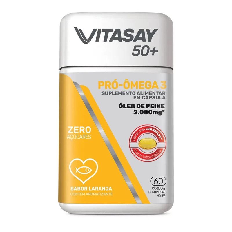 vitasay 50+ pró-ômega 3 60 cápsulas