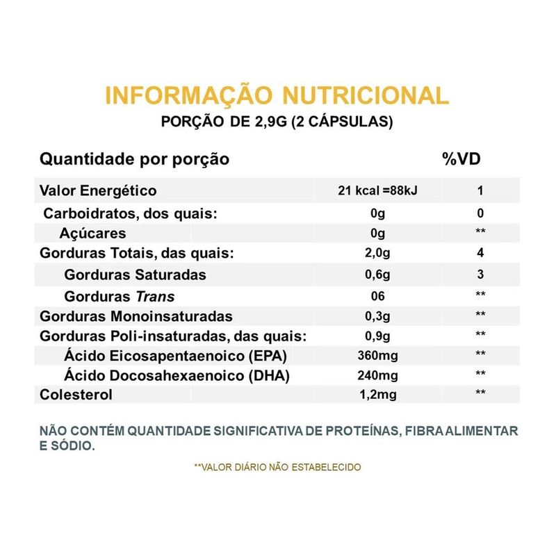 vitasay 50+ pró-ômega 3 60 cápsulas