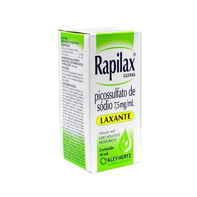 rapilax 7,5mg solução oral 30ml kley hertz