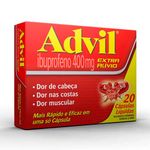 advil 400mg 3 cápsulas ibuprofeno pfizer