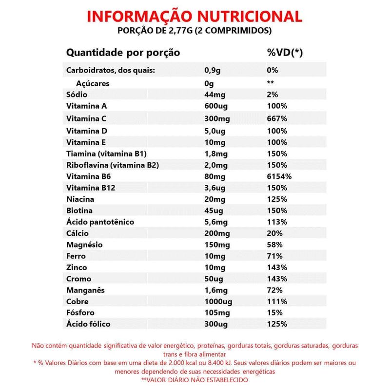 vitasay 50+ a-z mulher 30 comprimidos
