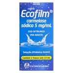 ecofilm 5mg/ml solução oftálmica 15ml