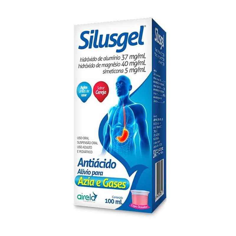 silusgel suspensão oral 100ml sabor cereja