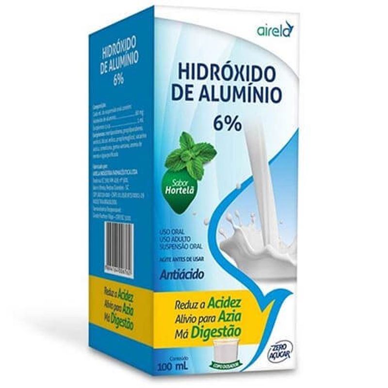hidróxido de alumínio 6% 100ml