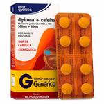 dipirona sódica 500mg +cafeína 65mg 16 comprimidos neo química genérico