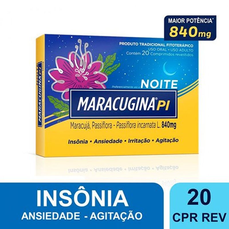 maracugina pi 840mg 20 comprimidos