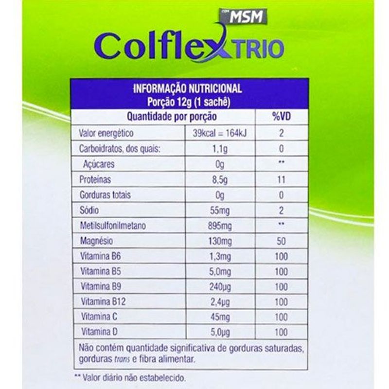 colflex trio 30 sachês