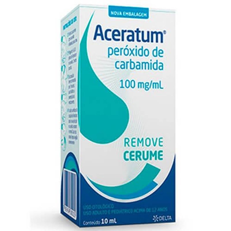 aceratum 100mg/ml solução otológica 10ml