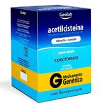 acetilcisteína 600mg 16 envelopes geolab genérico