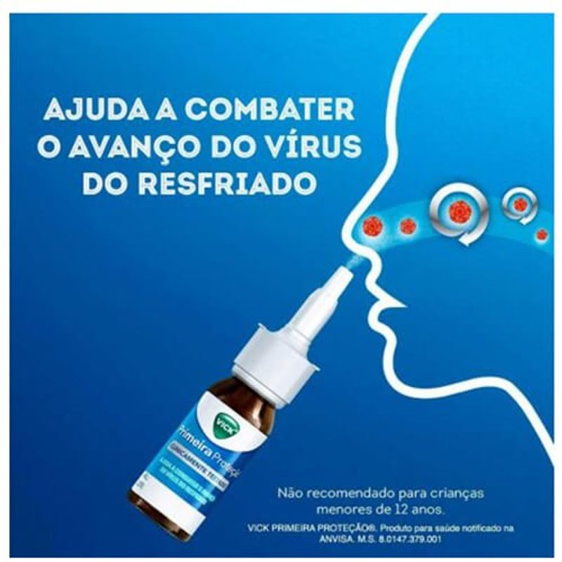 vick primeira proteção spray nasal 15ml