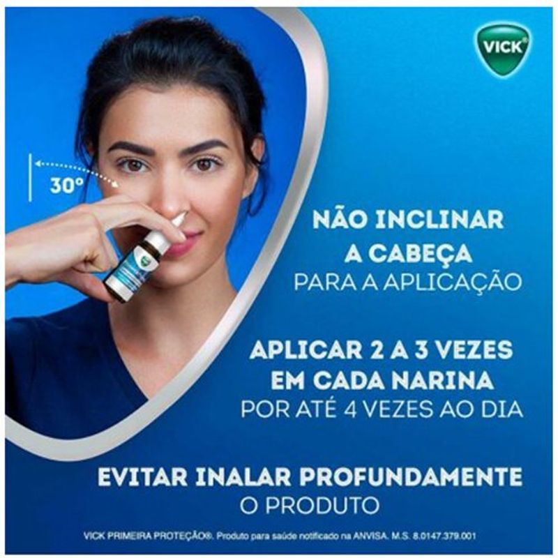 vick primeira proteção spray nasal 15ml