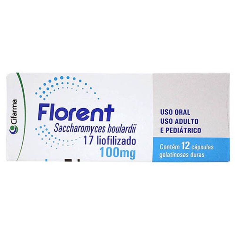 florent 100mg 12 cápsulas