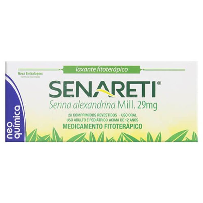 senareti 29mg 20 comprimidos revestidos