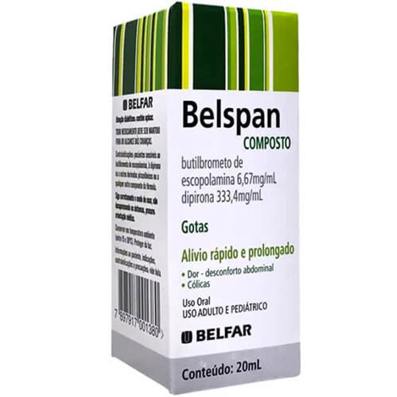 belspan composto gotas 20ml