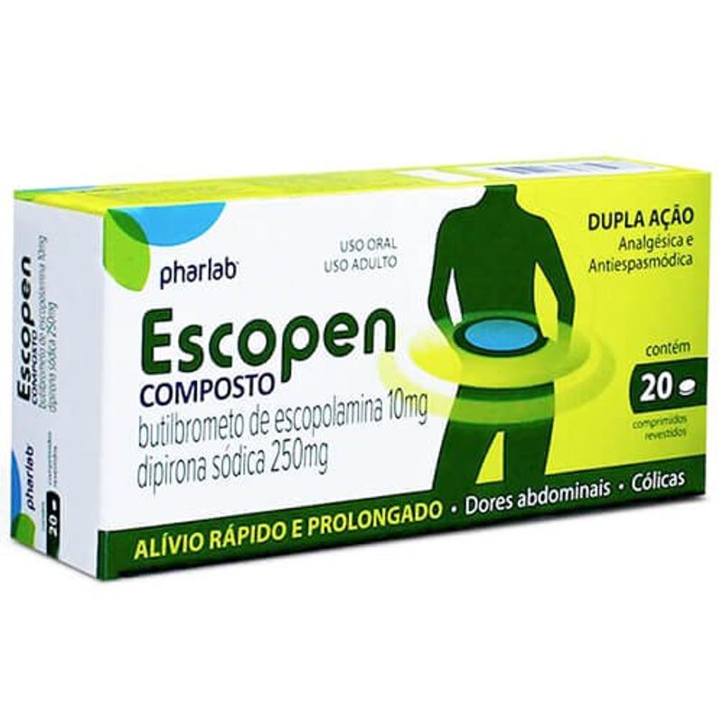 escopen composto 20 comprimidos revestidos