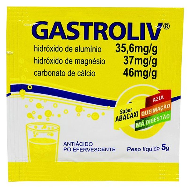 gastroliv 1 envelope sabor abacaxi 5g