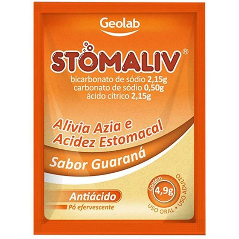 stomaliv 1 envelope sabor guaraná 5g