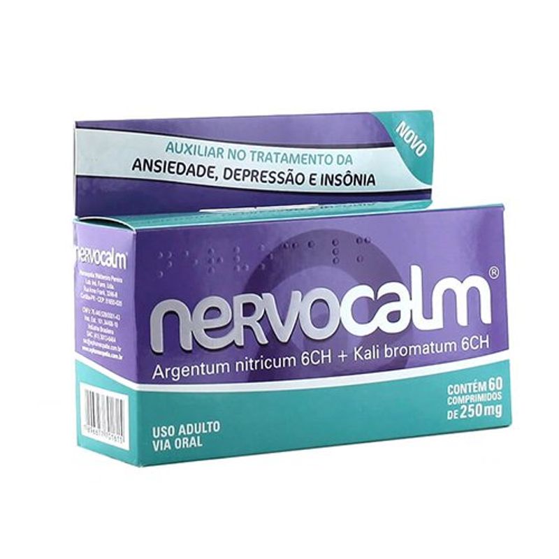 nervocalm 250mg 60 comprimidos
