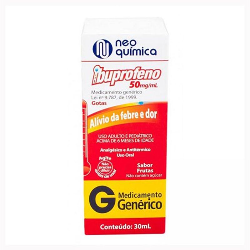 ibuprofeno 50mg/ml suspensão