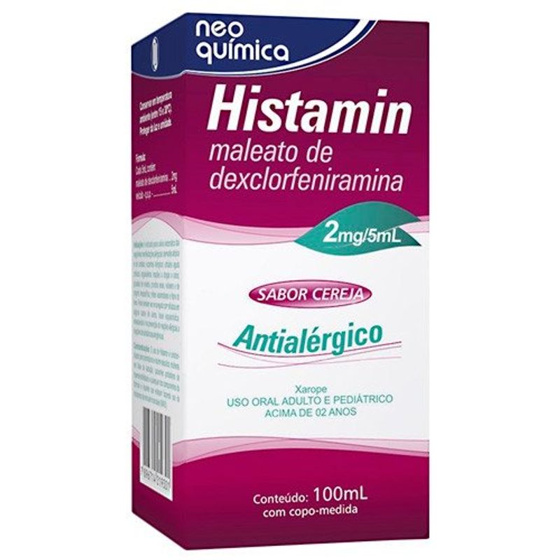 histamin 2mg/5ml xarope fr 100ml